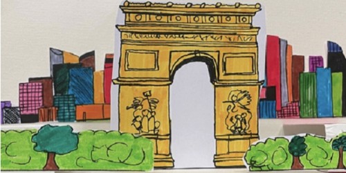 L'Arc de triomphe accueille les familles autour d'ateliers amusants et ludiques.