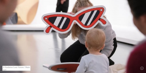 Les parcours bébé de la Fondation Louis Vuitton, faire découvrir l’art à son bébé 