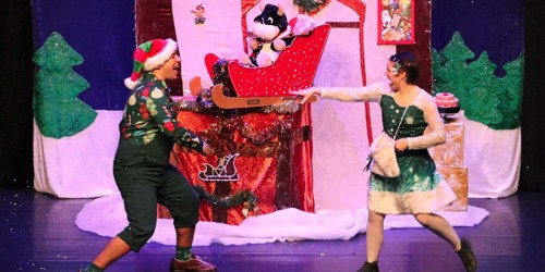 Le traîneau du Père Noël, très compréhensible pour les tout-petits et plein d'humour !